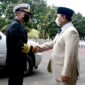Prabowo Subianto saat menerima Kunjungan Kehormatan Komandan Usindopacom. (Dok. Kementerian Pertahanan RI)