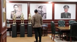Menteri Agraria dan Tata Ruang/Kepala Badan Pertanahan Nasional (ATR/BPN), Agus Harimurti Yudhoyono Temui Prabowo Subianto di Kantor Kemhan. (Facebook.com/Agus Yudhoyono)