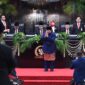 Presiden RI Prabowo Subianto mengucapkan terima kasih atas kehadiran 19 pimpinan negara dan 15 utusan khusus yang hadir di acara pelantikannya di gedung MPR/DPR. (Facebook.com @Setkab RI)

