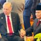 Presiden RI Prabowo Subianto tertangkap kamera berbincang akrab bersama sejumlah pemimpin negara di balik layar KTT G20 Brasil 2024. (Dok. Tim Media Prabowo)