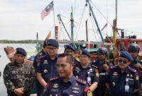 KKP Tangkap 2 Kapal Ikan Asal Malaysia di Selat Malaka. (Dok. kkp.go.id)