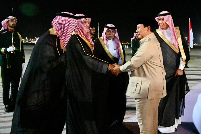 Momentum kerja sama strategis saat Prabowo bertemu Putra Mahkota Saudi di Jeddah, awal tangkap peluang energi dan investasi. (Dok. Tim Mdia Prabowo)